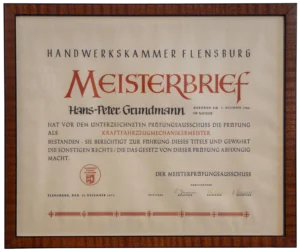 Meisterbrief Peter 240